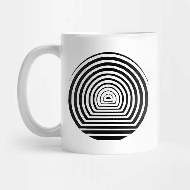 Black and White Optical Illusion by Nuletto